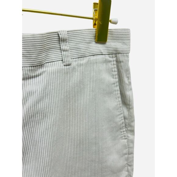 Southern Tide 34 Striped Shorts Mens Shipjack Brown‎ White Classic Fit Cotton - Picture 5 of 10